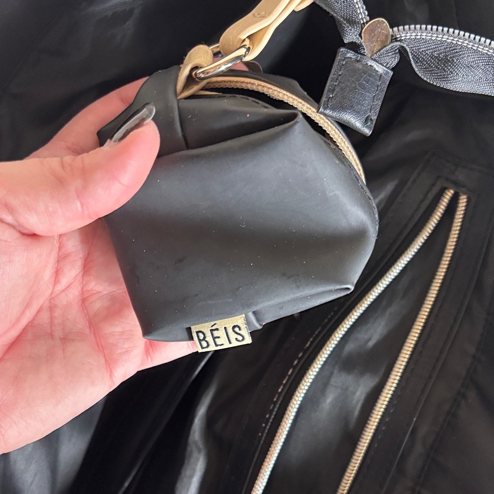Beis > Black Chain Strap Diaper Bag - Picture 8 of 8
